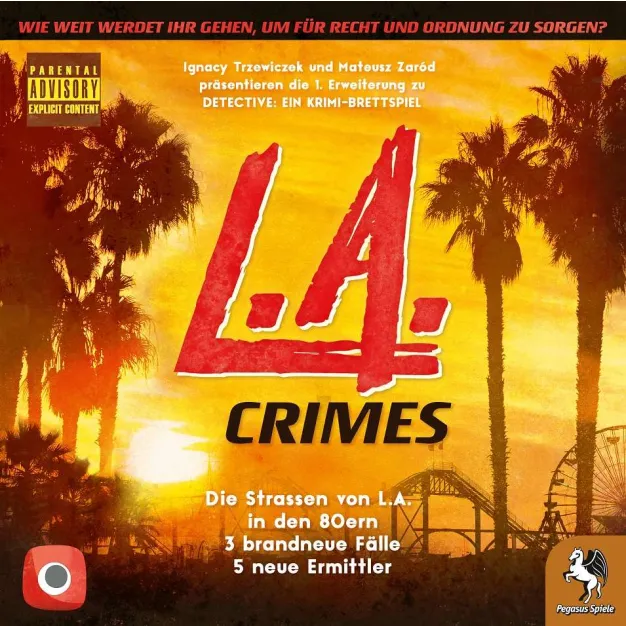 Detective, L.A. Crimes, Pegasus Spiele, Kennerspiel